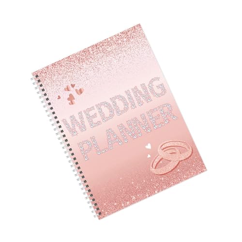 Raffiniertes Hochzeitsplanungstagebuch Mit Praktischen Abschnitten Braut Hochzeitsplaner Journalbuch Für Eventmanagement von Storage Bag