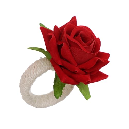 Romantik Rose Serviettenhalter Handweite Servietten Ringe Tischdekoration Für Valentines Und Muttertagsgründungstisch Dekore Romantik Rose Serviettenhalter Handweite Servietten Ringe Tischdekoration Für Valentines Und Muttertagsgründungstisch Dekore von Storage Bag