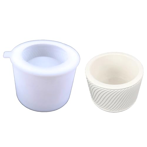 Runde Beton Silikon Topf Form Sukkulenten Blütenknopf Tonzement Gipsform Schimmel Runde Beton Silikon Topf Form Sukkulenten Blütenknopf Tonzement Gipsform Schimmel von Storage Bag
