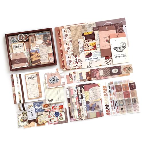 Scrapbook Kits Vintage Dekorative Papierbandkleber Hintergrund Papierpapier Scrapbooking Journaling Supplies Für Studenten Scrapbooking Kits Frame Collage Journal Dekoration Scrapbook Kits Vintage Dekorative Papierbandkleber Hintergrund Papierpapier Scrapbooking Journaling Supplies Für Studenten Scrapbooking Kits Frame Collage Journal Dekoration von Storage Bag