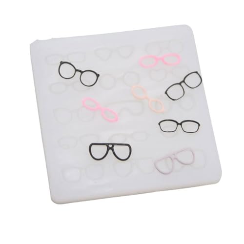 Silikonform Für Keramik Ton Puppengesicht Mit Brille Rahmen Dekoration Brillen Rahmen Harzform Weiche Tonpuppe Gesichtsform Rahmendekoration von Storage Bag