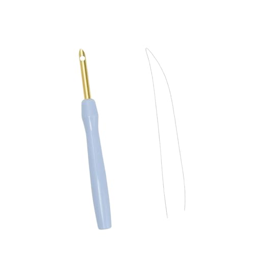 Stanznadelwerkzeug Stickerei Stift Mit Nadel Threader Holzgriff Stickstiftstift Fadenwerkzeug Für Anfänger Verstellbare Länge von Storage Bag