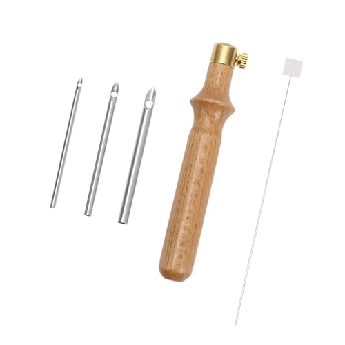 Stickerei Stanznadelwerkzeug Stanznadel Set Mit Austauschbarem Kopfverstellbares Stickstift Für Künstler Tool Set Für Handwerksliebhaber von Storage Bag