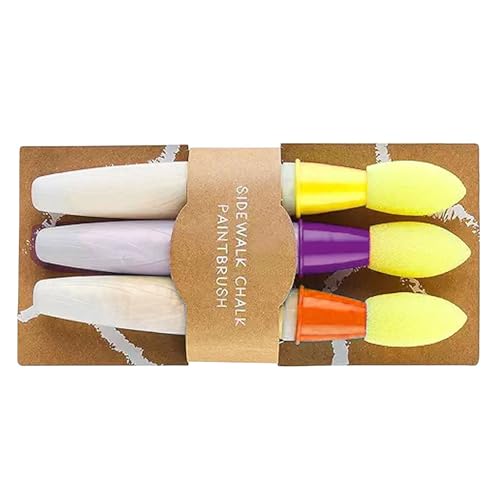 Storage Bag Bürgersteig Pinsel Packung 3 Pack Mit Waschbarer Funktion Für Nachhaltige Farbenfrohe Kunstvolle Kreidefarben von Storage Bag