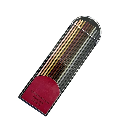 Storage Bag Mechanische Stifte Mit 12 Leads Nachfüllungen 2 0 Mm Leads Bleistift Automatische Stifte Zum Schreiben von Storage Bag