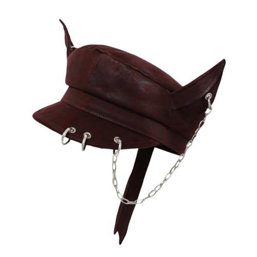 Storage Bag Mode Achteckiger Mit Chain Decors Doomed Newsboys Caps Painters Alle Passende Punk Für Party Und Freizeiteinkäufe Caps von Storage Bag