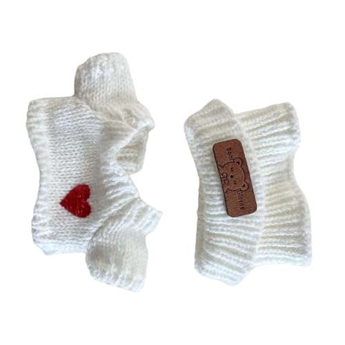 Storage Bag Schönes Outfit Set Für 15-17 cm Puppen Schwarze Pullover Gestrickte Und Herzpullover Perfekt Für Sammler Doll Kleidung Schwarz Gestricktes Sammler Puppenzubehör von Storage Bag