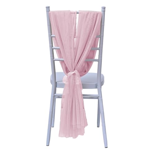 Weißer Stuhl Schärpe Tüll Hochzeit Bezaubernde Hochzeitszeremonie Dekorationen Aus Purer Tüll Stoff Bloße Stuhlabdeckung Weißer Stuhl Schärpe Tüll Hochzeit Bezaubernde Hochzeitszeremonie Dekorationen Aus Purer Tüll Stoff Bloße Stuhlabdeckung von Storage Bag