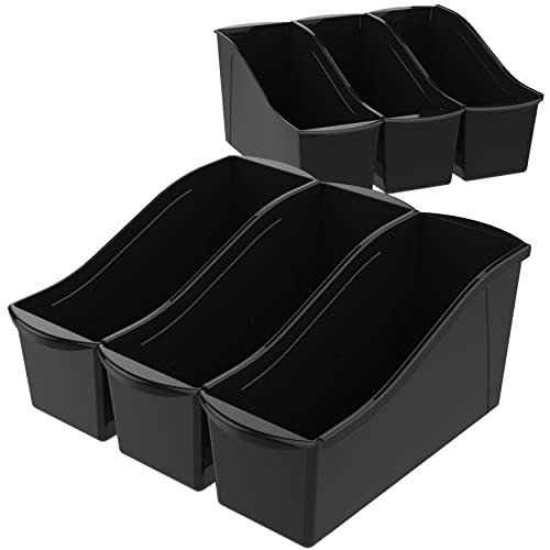 STOREX Ordner, rubinrot, Spine23 6 Bins schwarz von Storex