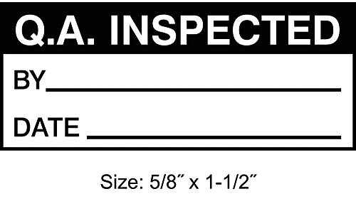 Stranco Inc Inspektionsetikett, selbstklebendes Polyester, Höhe 5/8 Zoll x Breite 3,8 cm, 350 PK - TC-10734 Stranco Inc Inspektionsetikett, selbstklebendes Polyester, Höhe 5/8 Zoll x Breite 3,8 cm, 350 PK - TC-10734 von Stranco Inc