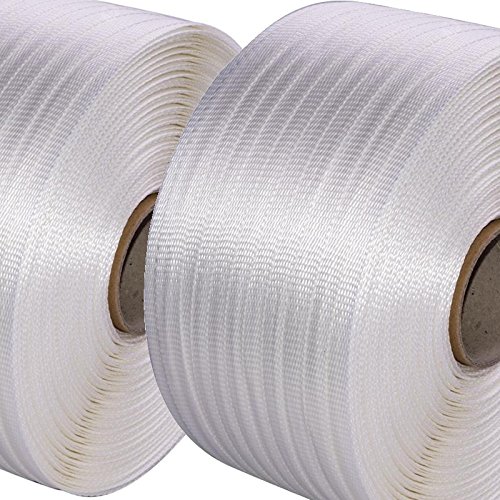 2 Rollen: 25mm Textilband - hochfest kreuzgewebt - Umreifungsband Kraftband 2 Rollen: 25mm Textilband - hochfest kreuzgewebt - Umreifungsband Kraftband von Strapping-Deal