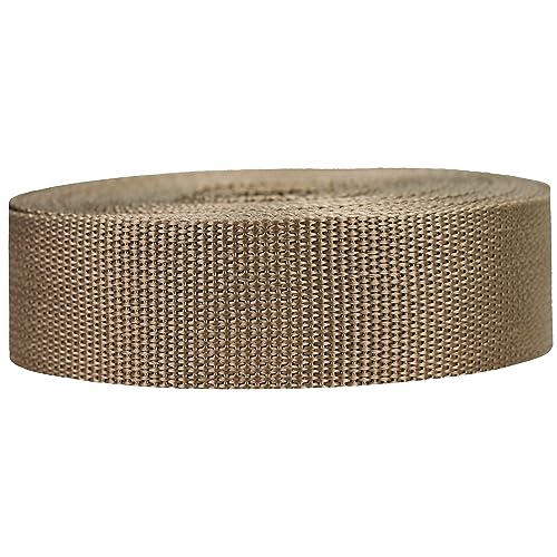 Strapworks Leichtes Polypropylen-Gurtband – Poly-Umreifung für Outdoor-Ausrüstungsreparatur, Haustierhalsbänder, Basteln, 3,8 cm x 9,1 m, Hellbraun Strapworks Leichtes Polypropylen-Gurtband – Poly-Umreifung für Outdoor-Ausrüstungsreparatur, Haustierhalsbänder, Basteln, 3,8 cm x 9,1 m, Hellbraun von Strapworks