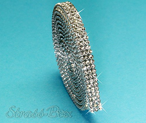 Hotfix Crystal Mesh Strassband SS6 Borte zum aufbügeln, Strasssteine, Breite wählbar, Mind. 1,15m lang 3reihig = 7mm x ca. 1150 mm Hotfix Crystal Mesh Strassband SS6 Borte zum aufbügeln, Strasssteine, Breite wählbar, Mind. 1,15m lang 3reihig = 7mm x ca. 1150 mm von Strass-Box Bänder Hotfix