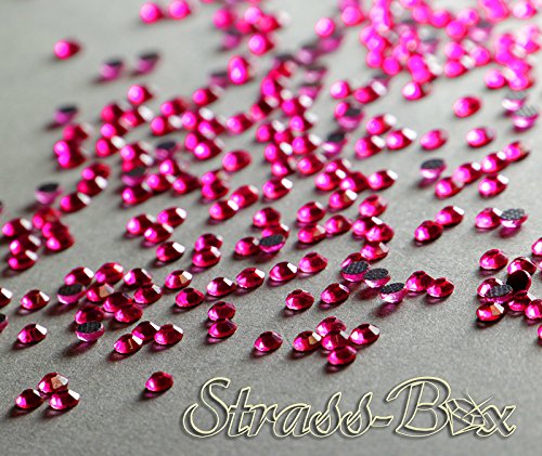 Hotfix DMC Strasssteine HOT Fashion PINK SS10 Stückzahl wählbar Glitzersteine 5000 von Strass-Box DMC Basic