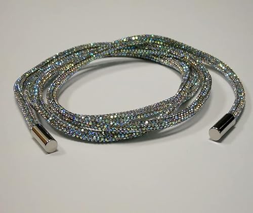 Strass-Box Rhinestone Rope Crystal AB/Silber/Glitzerkordel für Hoodie Strass-Box Rhinestone Rope Crystal AB/Silber/Glitzerkordel für Hoodie von Strass-Box
