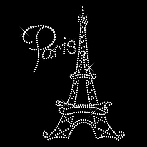Strass Motiv Paris Eifelturm Hotfix von Strasselse