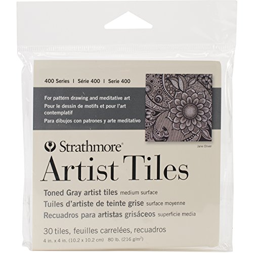 Strathmore (105-978-1 400 Serie getönte graue Künstlerfliesen, 10,2 x 10,2 cm, 30 Stück Strathmore (105-978-1 400 Serie getönte graue Künstlerfliesen, 10,2 x 10,2 cm, 30 Stück von Strathmore