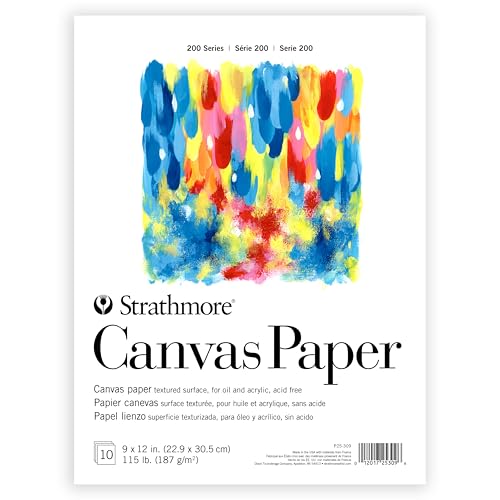 Strathmore (25-309 200 Series Canvas Paper Pad, Nicht zutreffend, Weiß, 9 x 12 von Strathmore