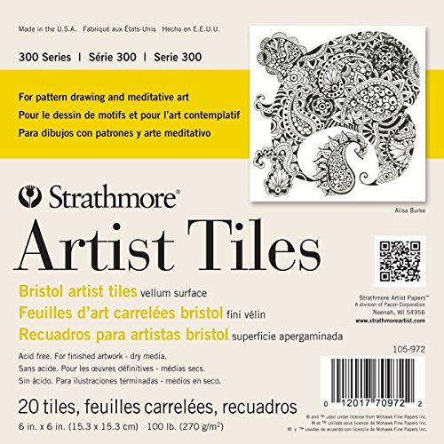 Strathmore 062105972 Künstlerkacheln, mehrfarbig, 15,2 x 15,2 cm, 20 Stück von Strathmore
