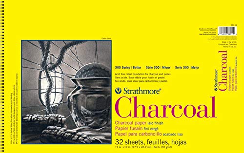 Strathmore 300 Series Charcoal, Papier, Mehrfarbig, 11x17, 32 von Strathmore