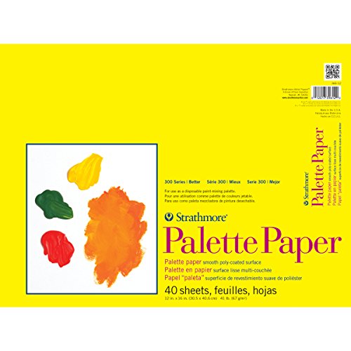 Strathmore 300 Series Paper STR-365-12 Einweg-Palette, 40 Blatt, 30,5 x 40,6 cm, 30,5 x 40,6 cm, Weiß Strathmore 300 Series Paper STR-365-12 Einweg-Palette, 40 Blatt, 30,5 x 40,6 cm, 30,5 x 40,6 cm, Weiß von Strathmore