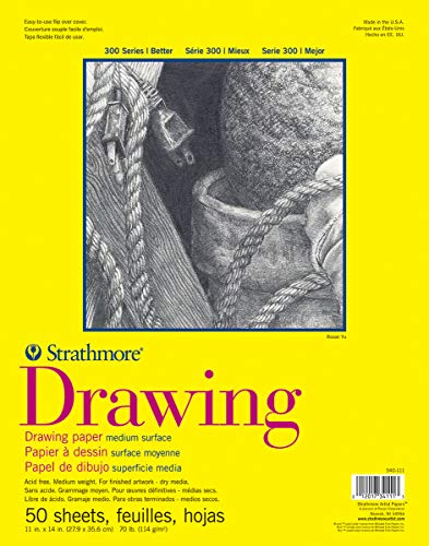 Strathmore 300er-Serie, Papier, Mit Klebstoff gebunden, 11x14 von Strathmore