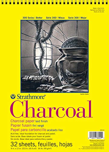Strathmore 300 Series Charcoal, Papier, Mehrfarbig, 9x12 von Strathmore