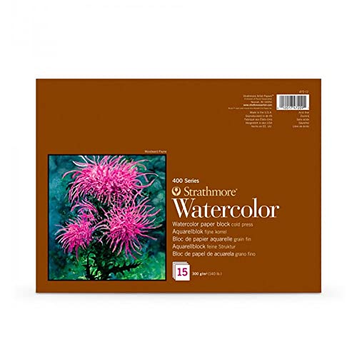 Strathmore 400 Series Watercolour Block (12 x 16 Zoll), 15 Blatt von Strathmore