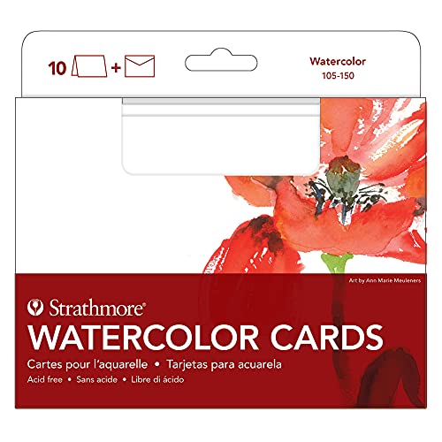 Strathmore Pro-Art Papier Karten und Umschläge, 12,7 x 17,5 cm, 10 kg, Aquarellfarben, Elfenbein/Creme Strathmore Pro-Art Papier Karten und Umschläge, 12,7 x 17,5 cm, 10 kg, Aquarellfarben, Elfenbein/Creme von Strathmore