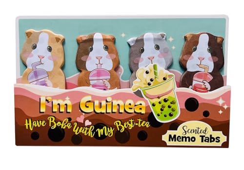 Streamline Imagined Sippin' Boba Memo-Tabs mit Meerschweinchen-Duft, einzigartig, aromatisch Streamline Imagined Sippin' Boba Memo-Tabs mit Meerschweinchen-Duft, einzigartig, aromatisch von Streamline