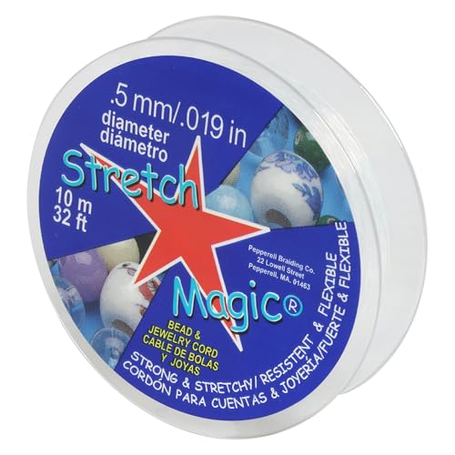Stretch Magic Rolle mit Perlenschnur, klar Schmuck Schnur, Cord, blau, 15x9x2 cm, 10 Stretch Magic Rolle mit Perlenschnur, klar Schmuck Schnur, Cord, blau, 15x9x2 cm, 10 von Stretch Magic