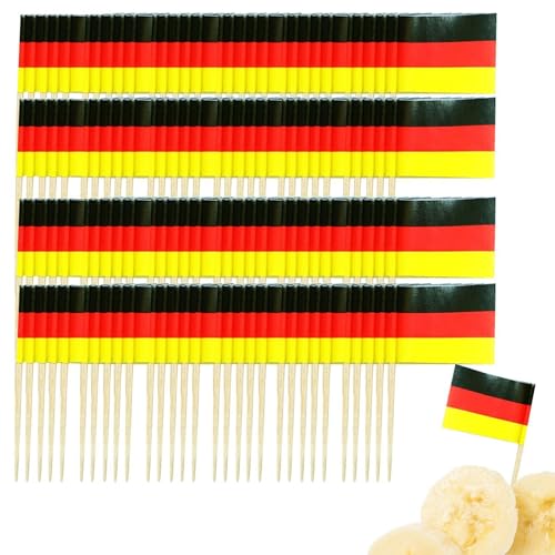 100 Stk Zahnstocher Fähnchen, Fähnchen Zum Beschriften, Hölzerne Cockta Zahnstocher, Flaggen Auf Stäbchen, Cupcake-Topper Mit Deutschland/Mitamerikanische Flagge 100 Stk Zahnstocher Fähnchen, Fähnchen Zum Beschriften, Hölzerne Cockta Zahnstocher, Flaggen Auf Stäbchen, Cupcake-Topper Mit Deutschland/Mitamerikanische Flagge von Streysisl