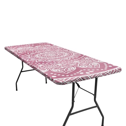 Streysisl Abdeckungen für Terrassentisch, Camping-Tischdecke, winddicht, elastischer und stabiler Tischschutz, eleganter Terrassentisch deckt wasserdichte Campingtischdecke ab Streysisl Abdeckungen für Terrassentisch, Camping-Tischdecke, winddicht, elastischer und stabiler Tischschutz, eleganter Terrassentisch deckt wasserdichte Campingtischdecke ab von Streysisl