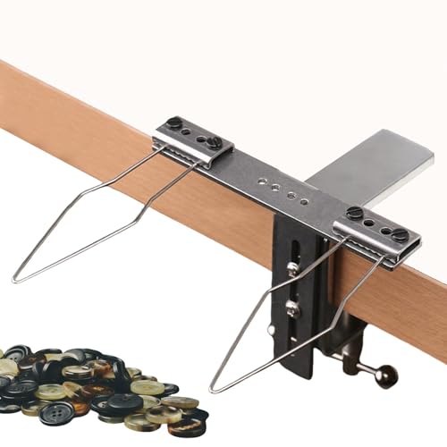 Streysisl Button Helper Tool Nähmaschine | Doppelkopf Assist Tool Einstellbares Helferwerkzeug | Schnelle Taste Einfädler Klemme Manuelle Nähmaschine Zubehör für Fabriken Streysisl Button Helper Tool Nähmaschine | Doppelkopf Assist Tool Einstellbares Helferwerkzeug | Schnelle Taste Einfädler Klemme Manuelle Nähmaschine Zubehör für Fabriken von Streysisl
