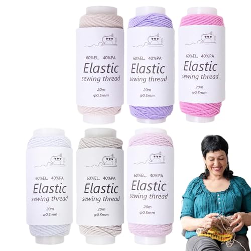 Streysisl Dehnbare elastische Schnur, stilvolle elastische Schnur – bequeme Perlenschnur, elastische Schnur für Schmuckherstellung, Handwerk Streysisl Dehnbare elastische Schnur, stilvolle elastische Schnur – bequeme Perlenschnur, elastische Schnur für Schmuckherstellung, Handwerk von Streysisl