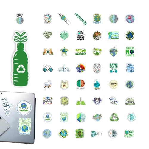 Streysisl Earth Day Aufkleber, farbecht, wasserabweisend, Naturschutz-Aufkleber für Erwachsene, für Skateboards, Notebooks, Laptops, Wasserflaschen, Schreibtische, Tassen Streysisl Earth Day Aufkleber, farbecht, wasserabweisend, Naturschutz-Aufkleber für Erwachsene, für Skateboards, Notebooks, Laptops, Wasserflaschen, Schreibtische, Tassen von Streysisl