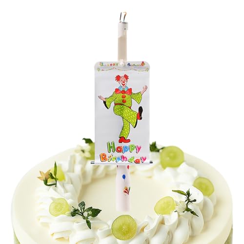 Streysisl Geburtstagskerze für Kuchen - Spezielle Popup-Banner Geburtstagskerze - Lustige Cartoon-Banner Geburtstagskerzen, skurrile Kuchen-Requisiten für Kinderdekorationssetups Streysisl Geburtstagskerze für Kuchen - Spezielle Popup-Banner Geburtstagskerze - Lustige Cartoon-Banner Geburtstagskerzen, skurrile Kuchen-Requisiten für Kinderdekorationssetups von Streysisl