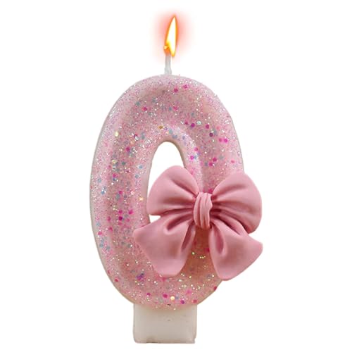 Streysisl Geburtstagskerzen - Glitzernde Kuchenkerzen mit Schleifenknoten Dekorationen - Reunions Thema Party Dekoration, Cake Topper Zahlenkerzen für Geburtstag Hochzeit Streysisl Geburtstagskerzen - Glitzernde Kuchenkerzen mit Schleifenknoten Dekorationen - Reunions Thema Party Dekoration, Cake Topper Zahlenkerzen für Geburtstag Hochzeit von Streysisl