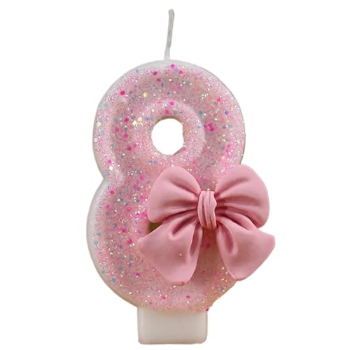 Streysisl Geburtstagskerzen für Kuchen – Rosa Bowknot Geburtstagskerzen – Feier Supplies Geburtstag Kuchen Topper, Reunions Thema Nummer Kerzen für Frauen Streysisl Geburtstagskerzen für Kuchen – Rosa Bowknot Geburtstagskerzen – Feier Supplies Geburtstag Kuchen Topper, Reunions Thema Nummer Kerzen für Frauen von Streysisl