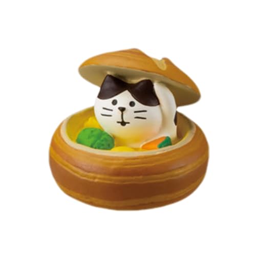 Streysisl Künstliche Cupcake-Desserts für Ausstellung, Katze, Kuchen, Kaffee, Bäckerei, Dekoration, Essen im japanischen Stil, Katzenkuchen, Backen, Kaffeedekoration von Streysisl