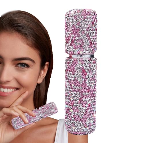 Streysisl Parfümzerstäuber, 10 ml, Strass-Zerstäuber, Probeflasche, nachfüllbarer Duftöl-Sprüher, Reisespender für Haarspray Streysisl Parfümzerstäuber, 10 ml, Strass-Zerstäuber, Probeflasche, nachfüllbarer Duftöl-Sprüher, Reisespender für Haarspray von Streysisl