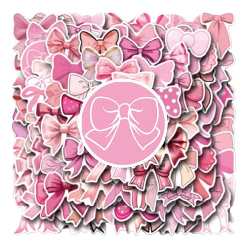 Streysisl Pinke Schleifen-Aufkleber – Skateboard-Aufkleber, 110 x Schleifenknoten, Mädchen-Aufkleber, ästhetische Aufkleber für Laptop, Wasserflasche, Skateboard, Gepäck Streysisl Pinke Schleifen-Aufkleber – Skateboard-Aufkleber, 110 x Schleifenknoten, Mädchen-Aufkleber, ästhetische Aufkleber für Laptop, Wasserflasche, Skateboard, Gepäck von Streysisl