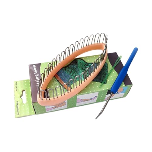 Streysisl Strickwebstuhl | Strickwebstuhl Werkzeugset mit Häkelnadel und Nadel - Häkelwerkzeuge Kit, einfacher Strickwebstuhl für Anfänger und Profis von Streysisl