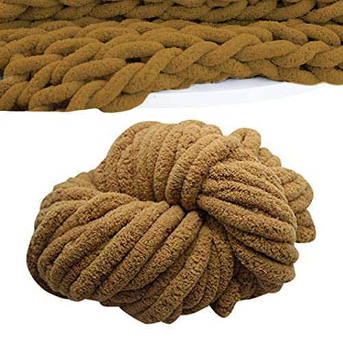 Streysisl Wollgarn, Strickgarn zum Häkeln, weiches und dickes Garn, für Bastelprojekte, Plüschkugeln, handgefertigt, Taschen, Pullover, dickes und flauschiges Garn von Streysisl