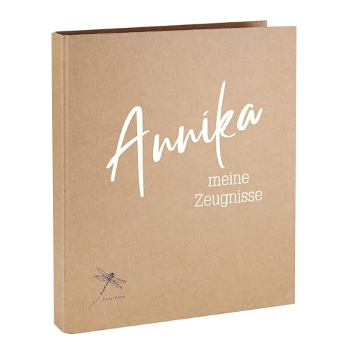 Striefchen® Zeugnismappe mit Motivauswahl, personalisierbar oder neutral, A4, Namensaufdruck (Kursivschrift) von Striefchen