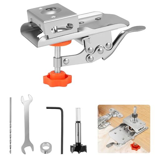 35 mm Scharnier Bohrschablone,Bohren Schnell Bohrerführung Locator Topfband Bohrschablone für die Holzbearbeitung von Türen und Schränke Aluminiumlegierung Lochöffner Holzbearbeitungswerkzeug 35 mm Scharnier Bohrschablone,Bohren Schnell Bohrerführung Locator Topfband Bohrschablone für die Holzbearbeitung von Türen und Schränke Aluminiumlegierung Lochöffner Holzbearbeitungswerkzeug von Strixorn