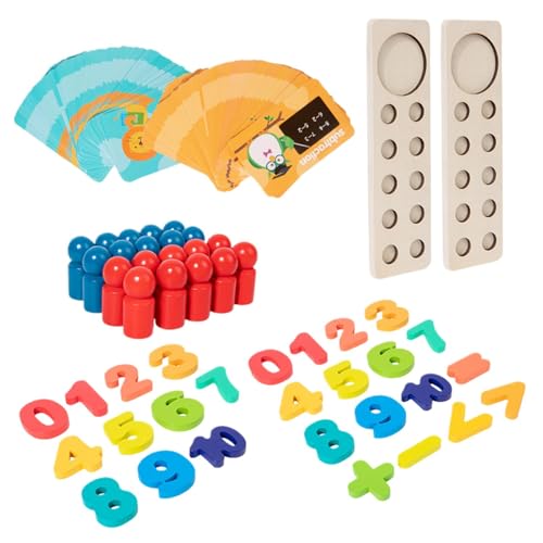 Stronrive Mathe-Spiele für Kinder von 5 bis 7 Jahren, Zahlenspiele für Kinder von 3 bis 5 Jahren - Additions- und Subtraktionsspiele aus für den Kindergarten Mathe-Spiele,Zählspielzeug, Stronrive Mathe-Spiele für Kinder von 5 bis 7 Jahren, Zahlenspiele für Kinder von 3 bis 5 Jahren - Additions- und Subtraktionsspiele aus für den Kindergarten Mathe-Spiele,Zählspielzeug, von Stronrive