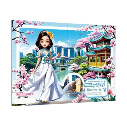 Stronrive Verkleidungsspiele,Prinzessin magnetische Verkleidungsaufkleber Papierpuppe - Lernspielzeug Rollenspiel Für Kinder Mädchen Reisespiele Geburtstagsgeschenk Partymitgebsel Stronrive Verkleidungsspiele,Prinzessin magnetische Verkleidungsaufkleber Papierpuppe - Lernspielzeug Rollenspiel Für Kinder Mädchen Reisespiele Geburtstagsgeschenk Partymitgebsel von Stronrive