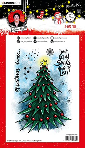 Studio Light Art By Marlene Essentials Clear Stamp-Christmas Tree -SSTAMP82 Studio Light Art By Marlene Essentials Clear Stamp-Christmas Tree -SSTAMP82 von Studio Light