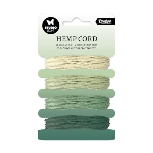 Studio Light Hemp Cord Shades of green Consumables nr.08 SL-ES-RIB08 85x141x10mm (03-24) von Studio Light